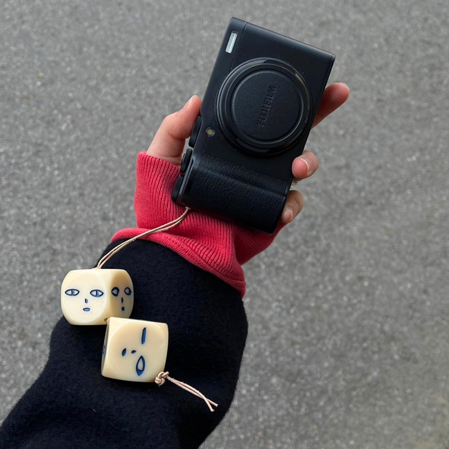39etc X Madoka Rindal | Face Dice Keyring