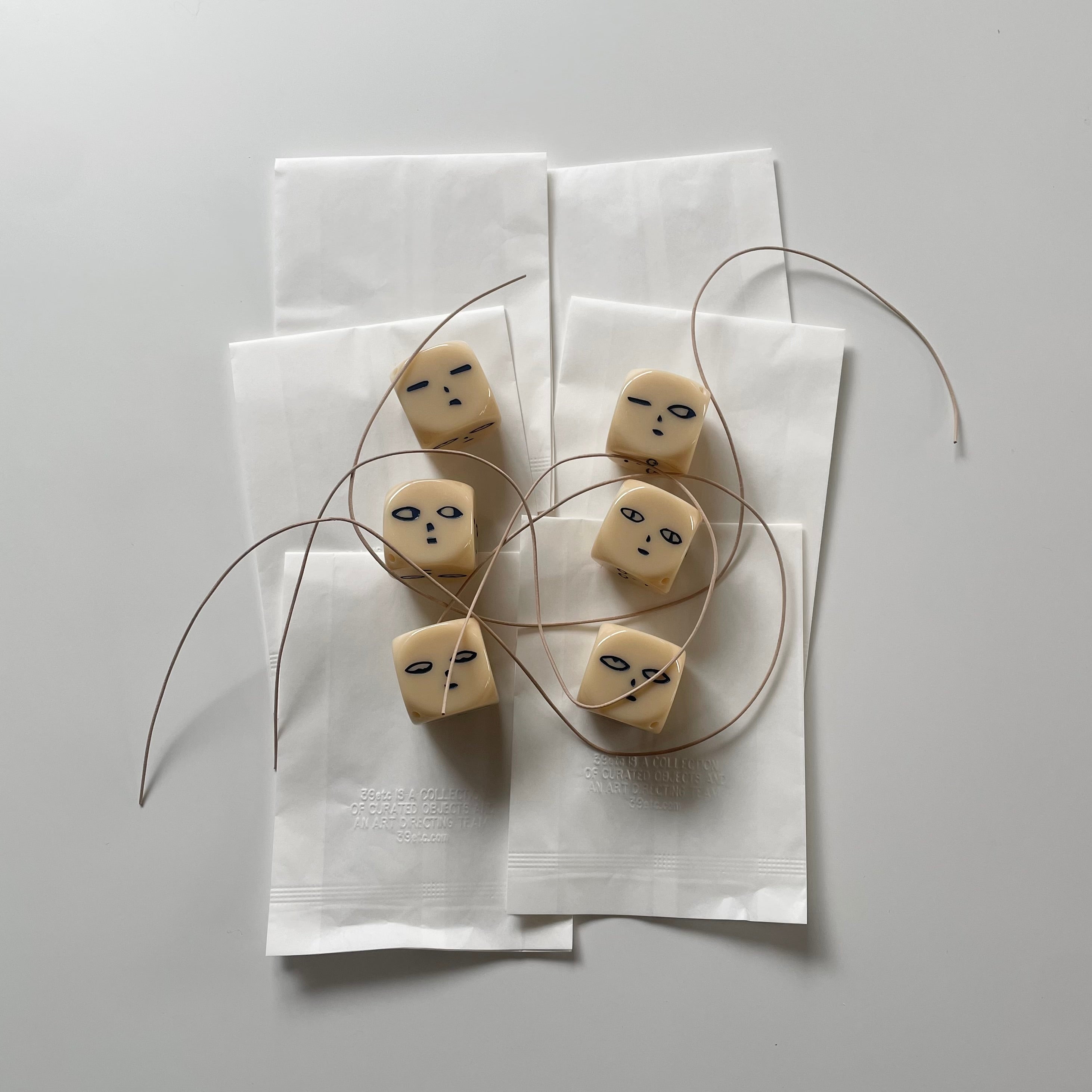 39etc X Madoka Rindal | Face Dice Keyring – feg Tokyo